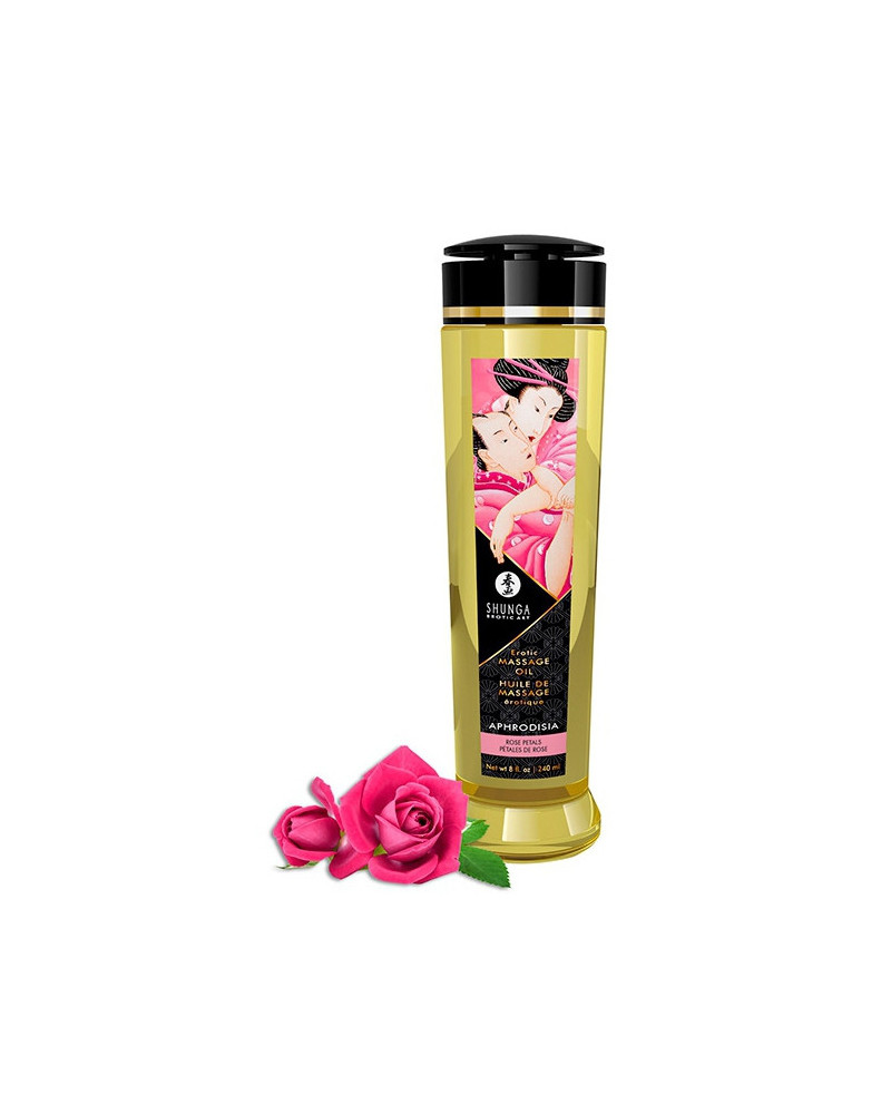 Huile de massages Aphrodisia Pétales de Rose 240mL 