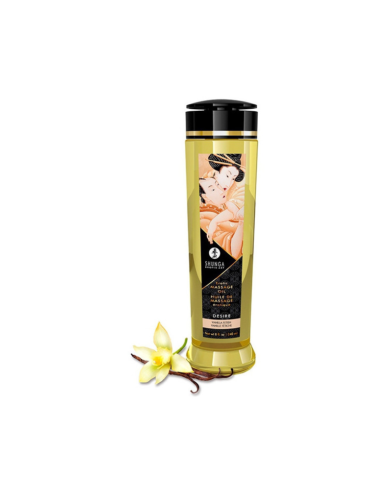 Huile de massage Desire Vanille fétiche 240mL 