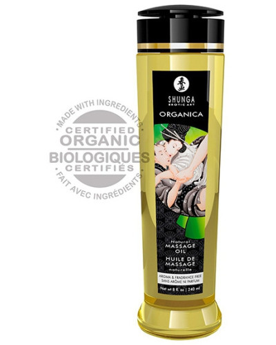 Huile de massage Bio Natural Sans Parfum 240mL 
