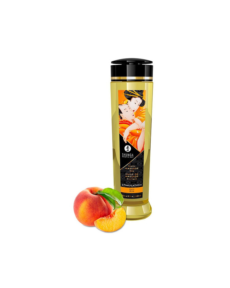 Huile de massage Stimulation Pêche 240mL 