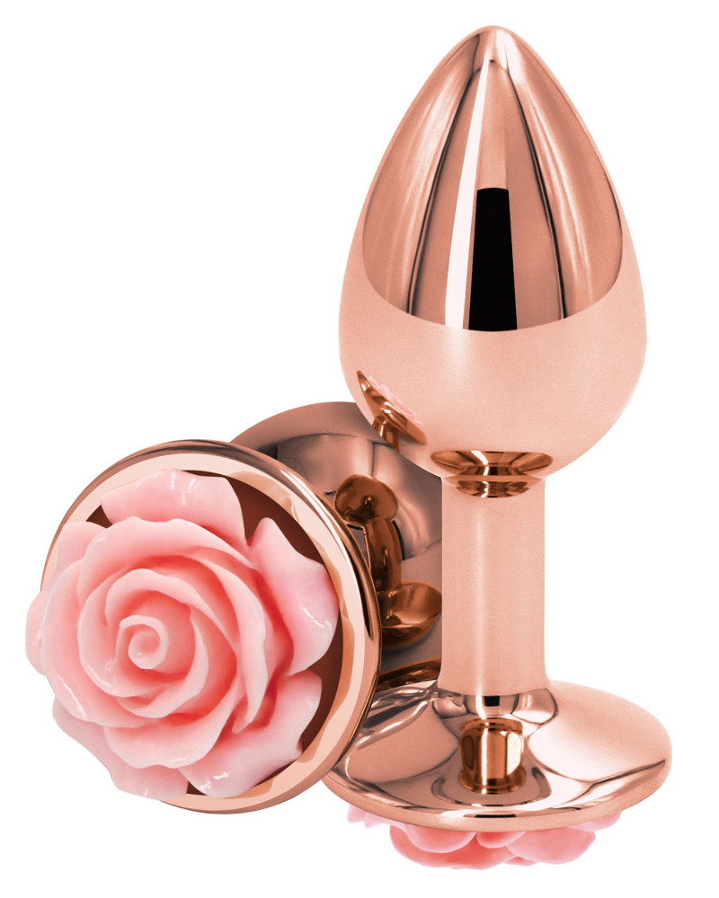 Plug Bijou REAR S 6 x 2.7cm Rose-Rose 
