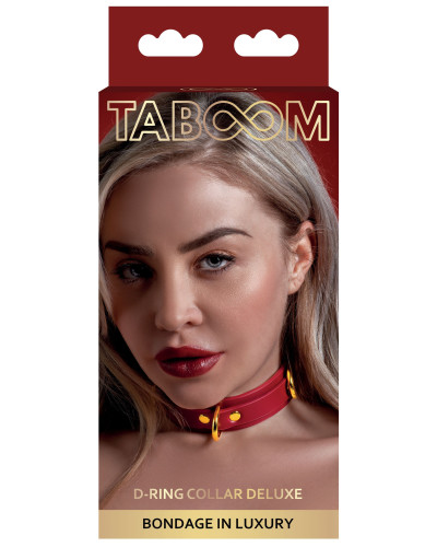 Collier D-Ring Taboom Rouge 