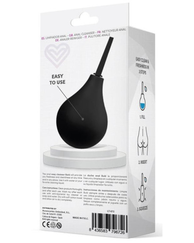 Poire anale Buld Easy Noire 