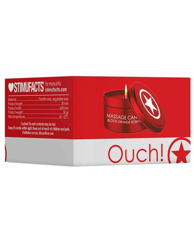 Bougie Candle Star Orange Sanguine 50g 