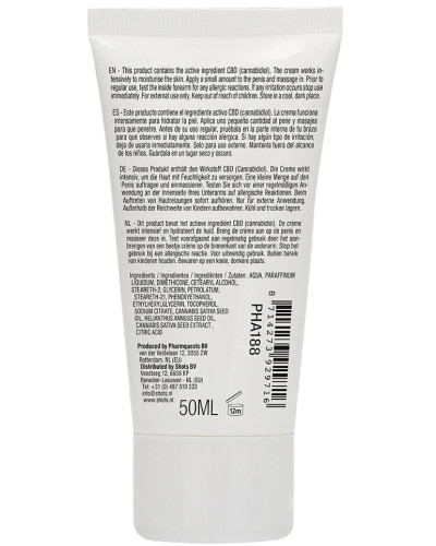 Crème de masturbation Natural CBD 50ml 