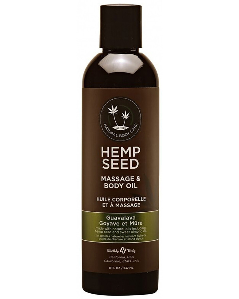 Huile de massage Guavalava Goyave et Mûre 237ml 