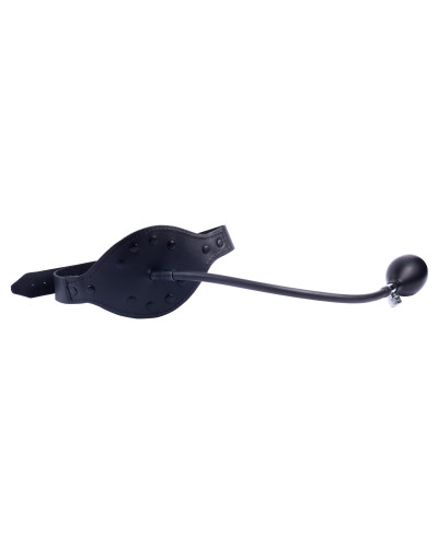 Bâillon gonflable en cuir avec Boule 