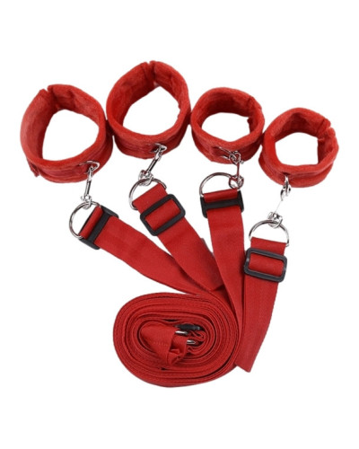Kit Bondage pour Lit Rouge 