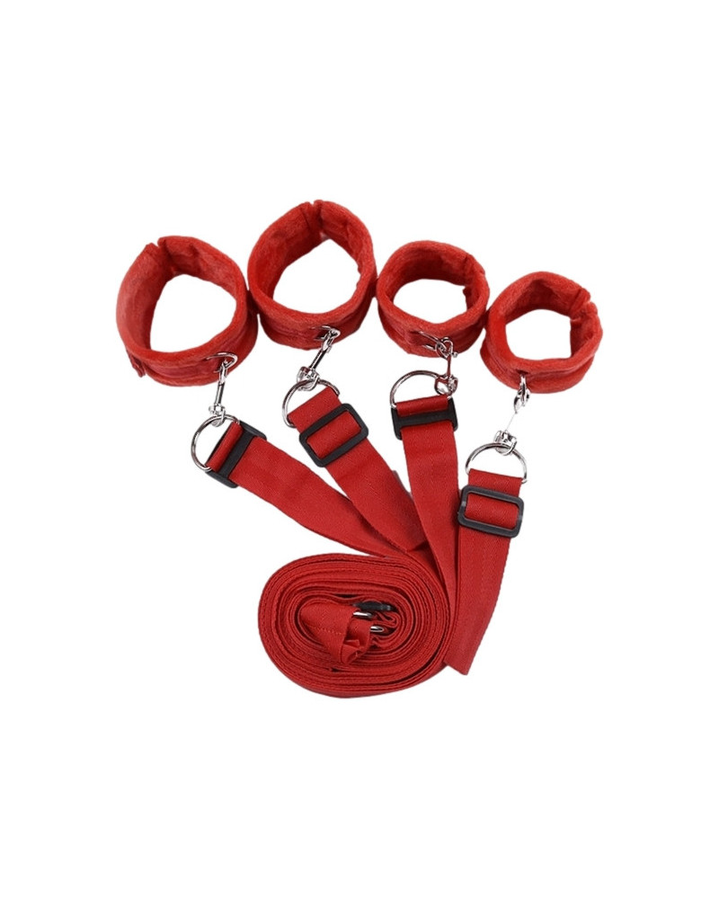 Kit Bondage pour Lit Rouge 