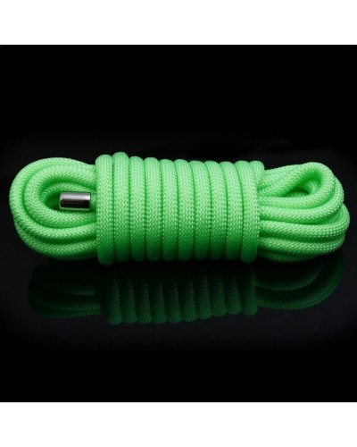 Corde de bondage Luminous 5M Verte 