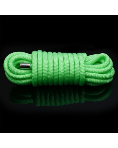 Corde de bondage Luminous 10M Verte 