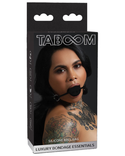 Bâillon Boule Silicone Gag Taboom 4cm 
