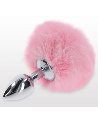Plug Pompom 6 x 2.7cm Rose 