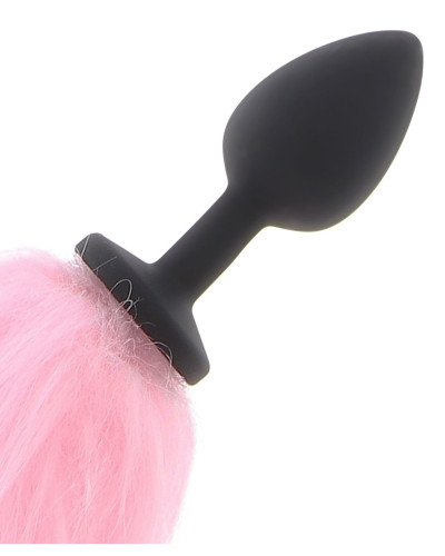 Plug avec queue Licorne Led 6 x 2.8cm Rose 