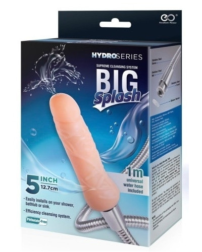 Tuyau avec gode Big Splash 12 x 3cm 