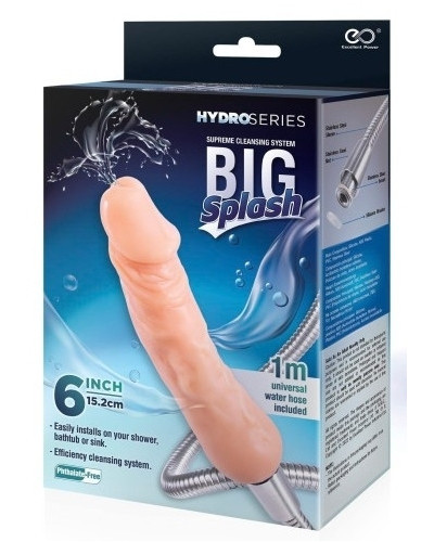 Tuyau avec Gode Big Splash 15 x 3.5cm 