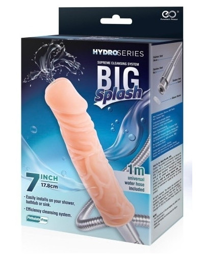Tuyau avec Gode Big Splash 16 x 4cm 