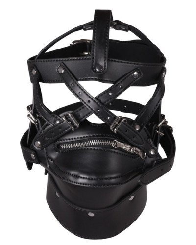 Bâillon SM Zip-Up Noir 