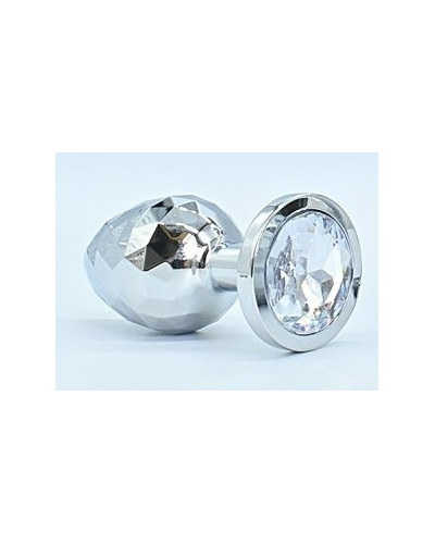 Plug Ikonik Diamond M 7 x 3.3cm Argent 
