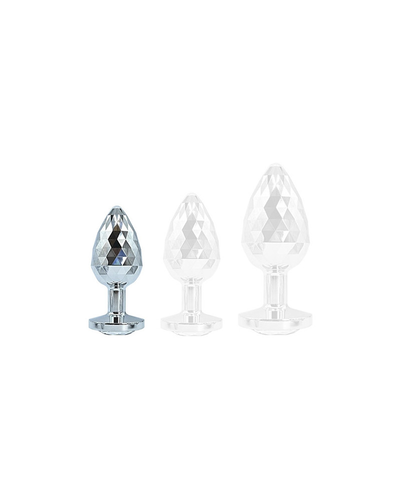 Plug Ikonik Diamond S 6 x 2.7cm Argent 