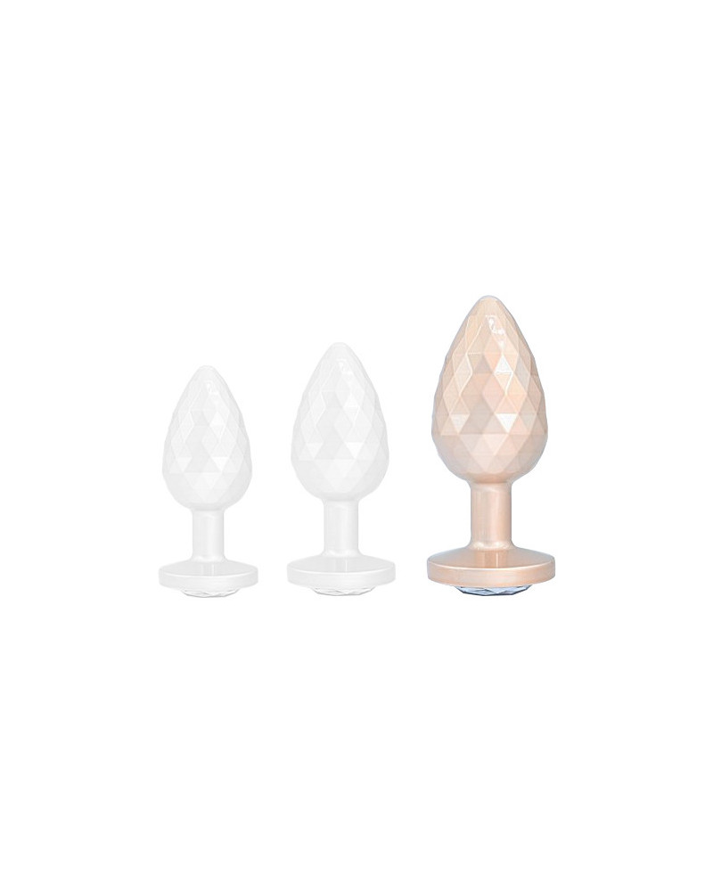Plug Ikonik Diamond L 8 x 4 cm Beige 