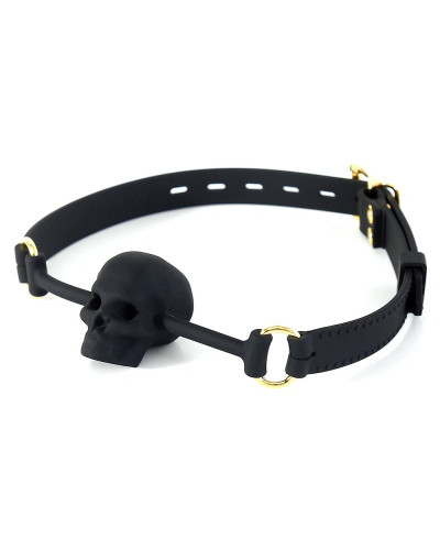 Bâillon Tête de mort Skull Noir 
