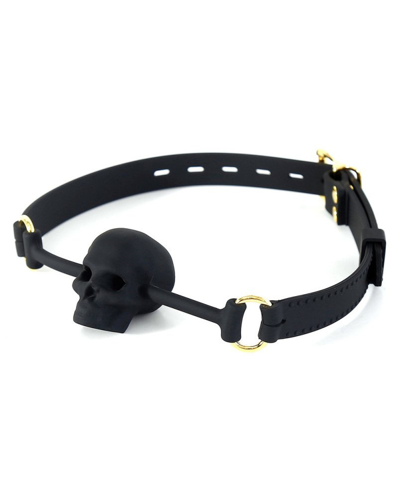 Bâillon Tête de mort Skull Noir 