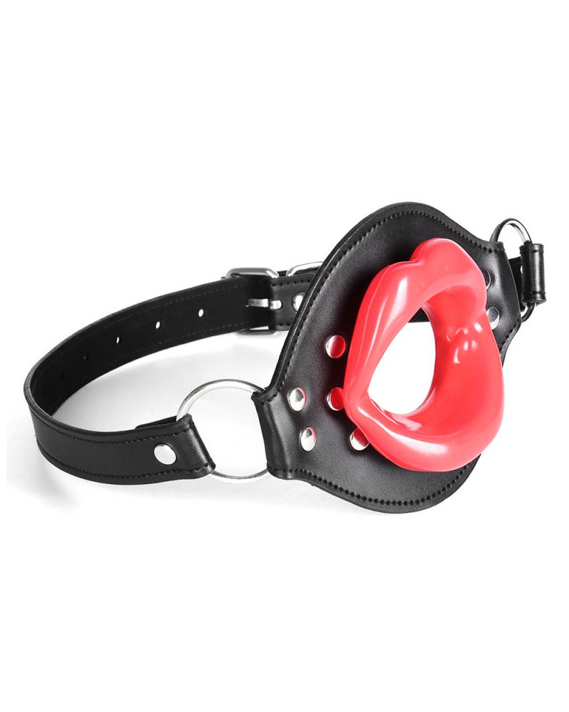 Bâillon Lips Gag Noir-Rouge 