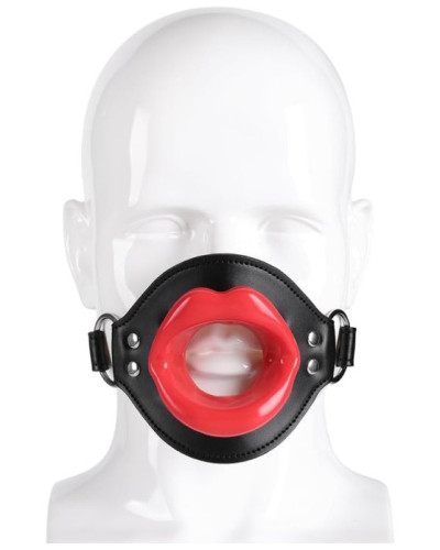 Bâillon Lips Gag Noir-Rouge 