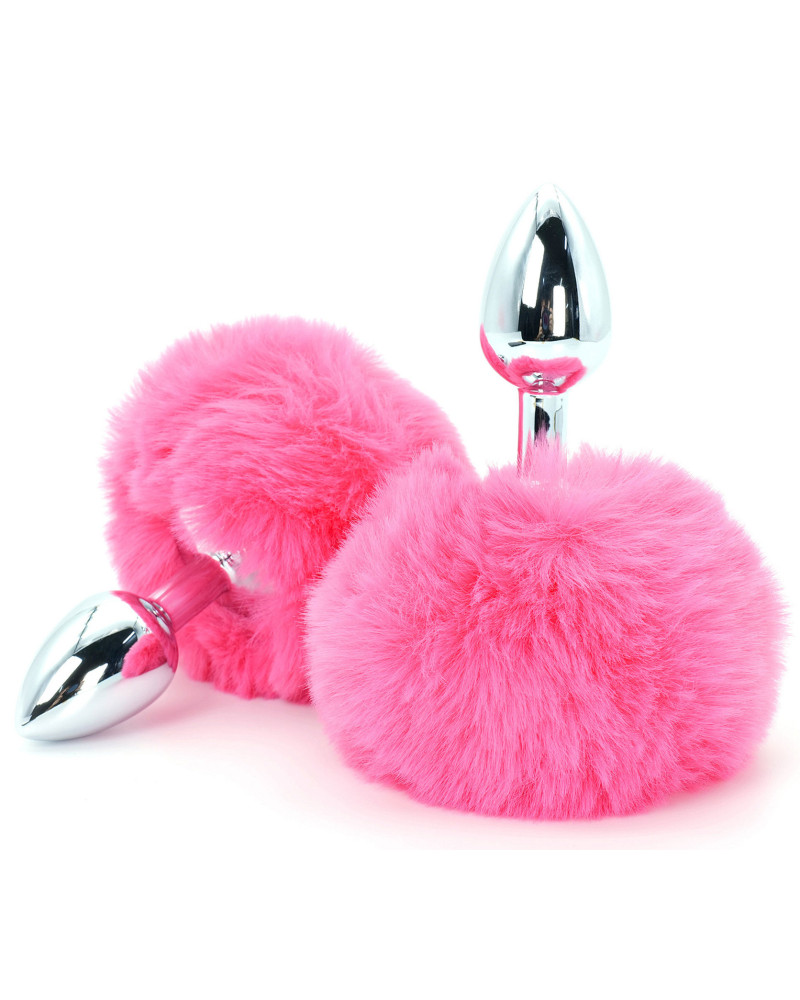 Plug Queue de Lapin Enchanting Bunnytail 5 x 2.8cm Rose 