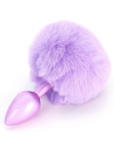 Plug Queue de Lapin Enchanting Bunnytail 5 x 2.8cm Violet 