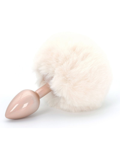 Plug Queue de Lapin Enchanting Bunnytail 5 x 2.8cm Blanc 