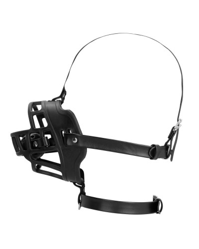 Muselière avec Bâillon-boule Muzzle Gag Noire 