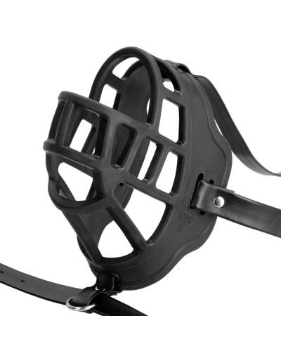 Muselière avec Bâillon-boule Muzzle Gag Noire 