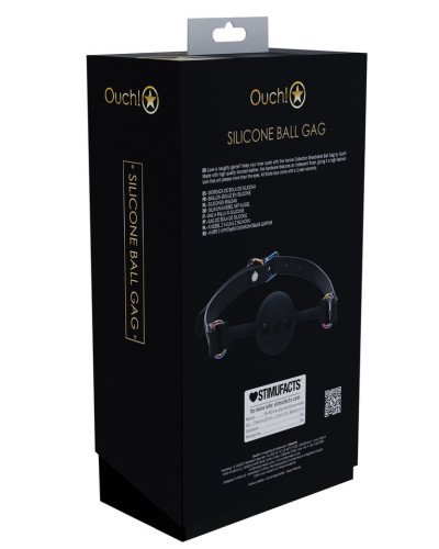 Bâillon-Boule Venise 41mm Noir 