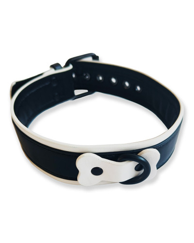 Collier Puppy Collar Noir-Blanc 