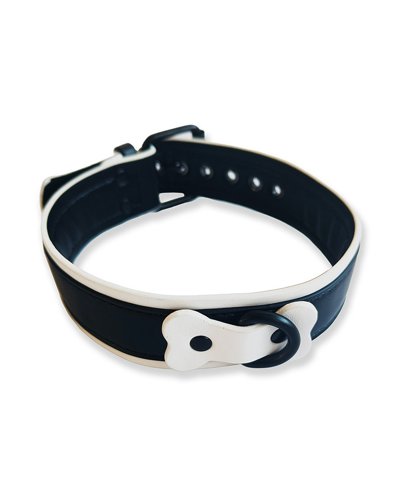 Collier Puppy Collar Noir-Blanc 