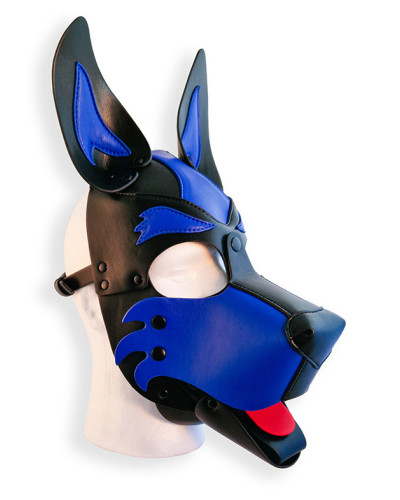 Cagoule Puppy Hood Noire et Bleue 