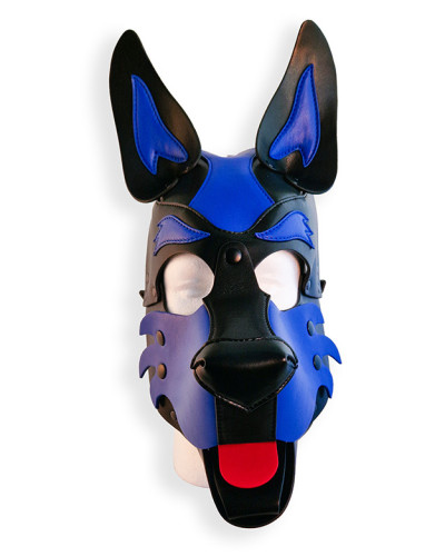 Cagoule Puppy Hood Noire et Bleue 