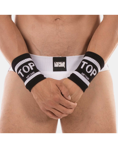 Lot de 2 Bandeaux de poignets Top Noirs 