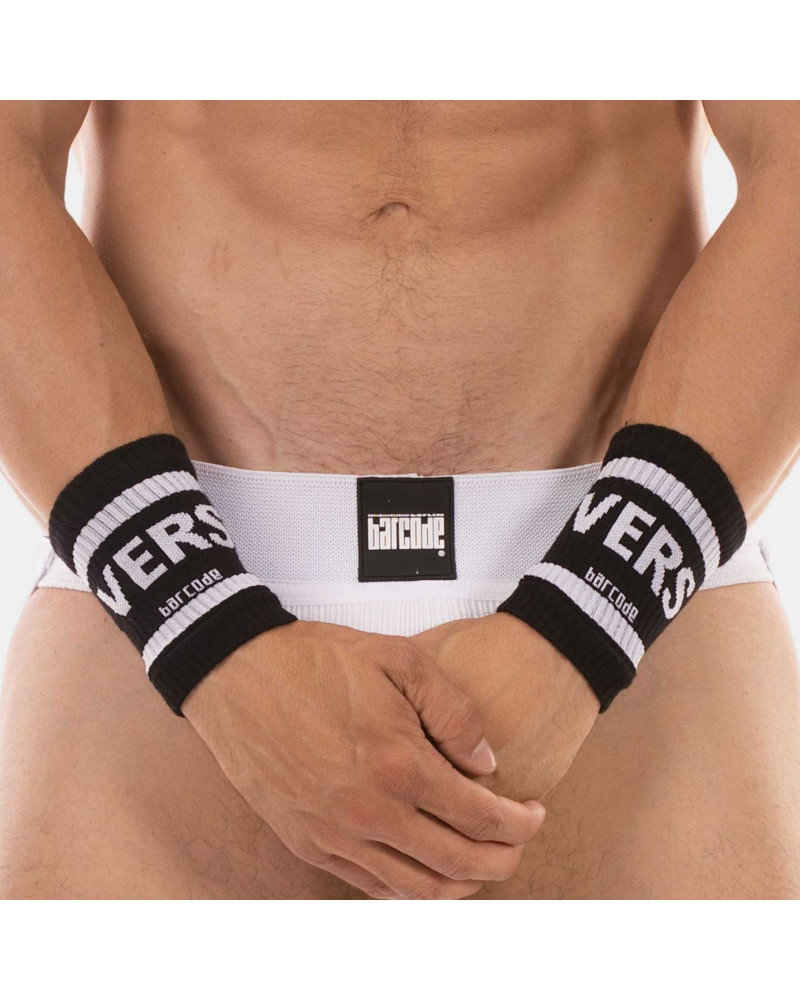 Lot de 2 Bandeaux de poignets Vers Noirs 