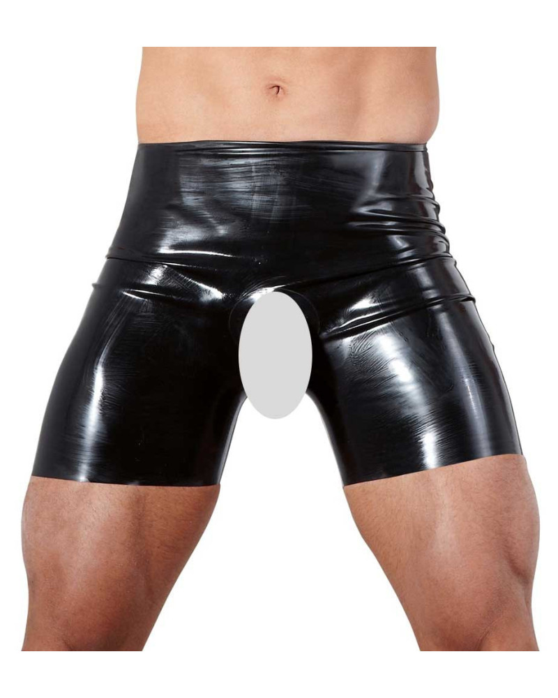 Short en latex avec Ouverture  Couleur principale:Vert