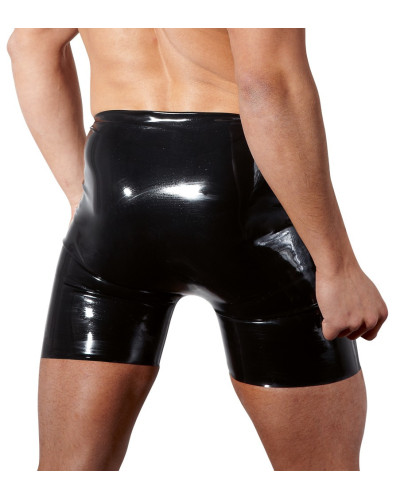 Short en latex avec Ouverture  Couleur principale:Vert