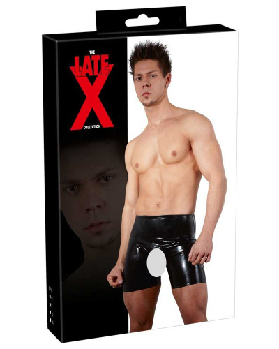 Short en latex avec Ouverture  Couleur principale:Vert