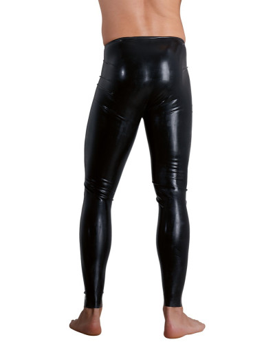 Legging en latex avec gaine pénis 