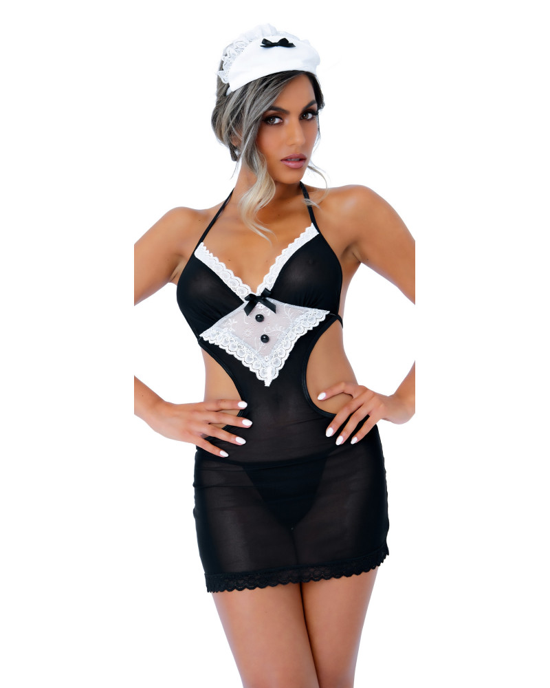 Tenue Woman Room Service 3 Pièces  Couleur principale:Noir