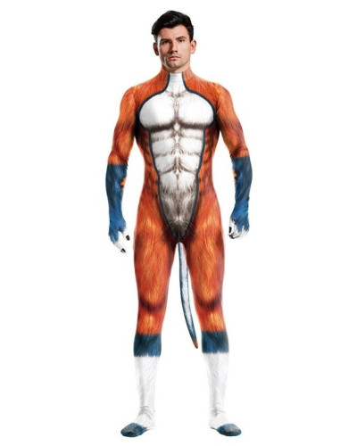 Combinaison Cosplay Chien Wild Dog Orange  Couleur principale:Orange
