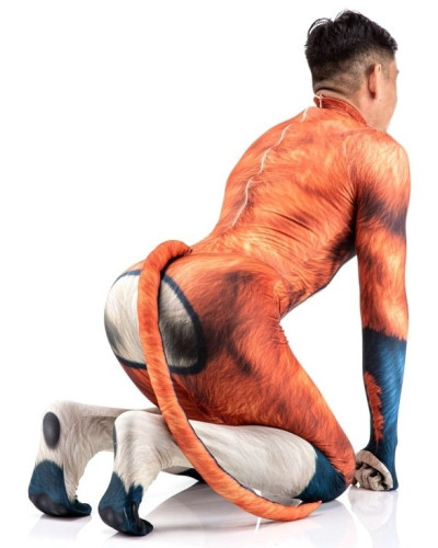 Combinaison Cosplay Chien Wild Dog Orange  Couleur principale:Orange