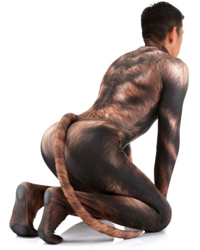 Combinaison Cosplay Loup-Garou Werewolf Marron  Couleur principale:Marron