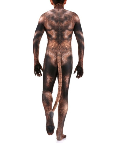 Combinaison Cosplay Loup-Garou Werewolf Marron  Couleur principale:Marron